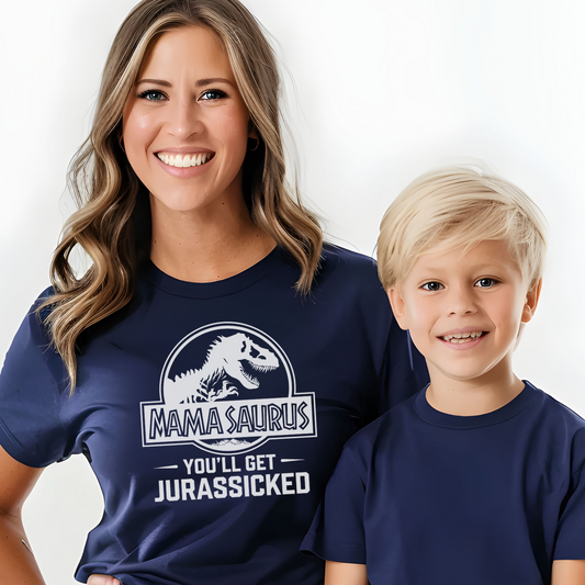 Mamasaurus Rex Funny Dinosaur Mom T-Shirt