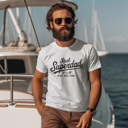 Real Superdad Funny Father Hero T-Shirt