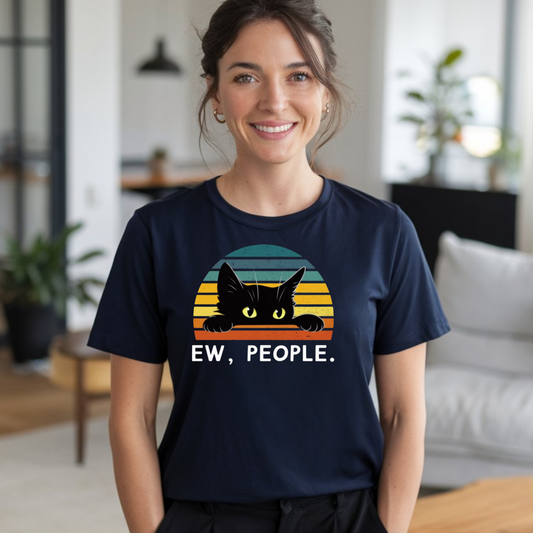 I Hate People Introvert Antisocial Funny T-Shirt