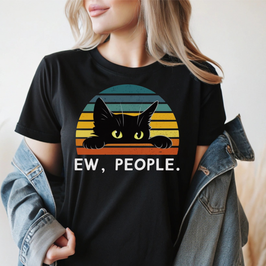 I Hate People Introvert Antisocial Funny T-Shirt