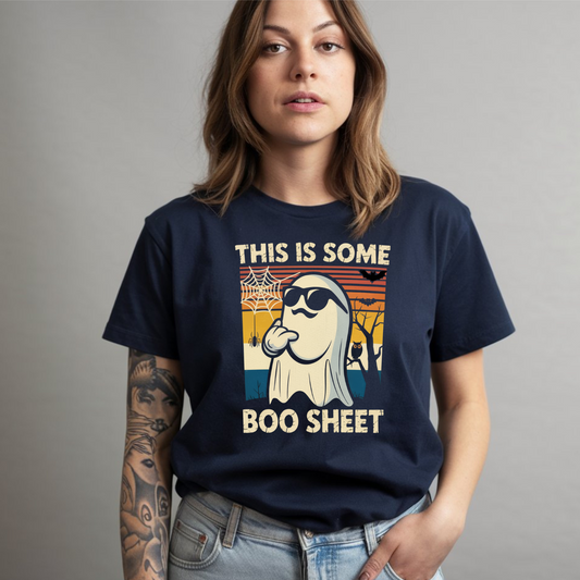 Boo Sheet Funny Halloween Ghost Pun T-Shirt