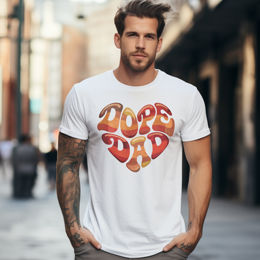 Dope Dad Cool Father Funny Parent T-Shirt