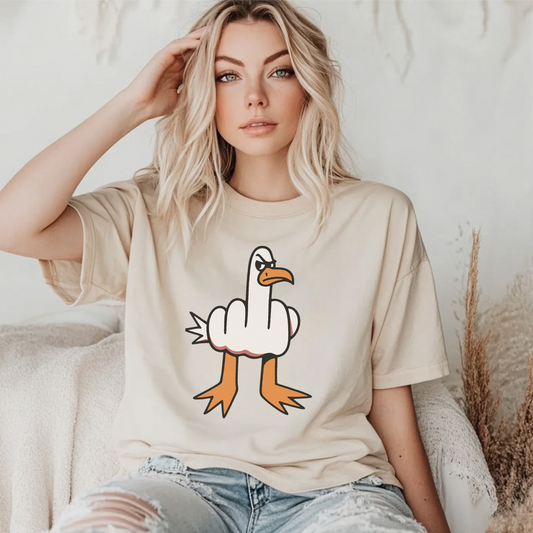 Angry Goose Funny Chaos Untitled Goose Game T-Shirt
